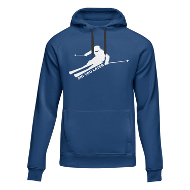 Ski You Later Adult Fleece Hooded Sweatshirt